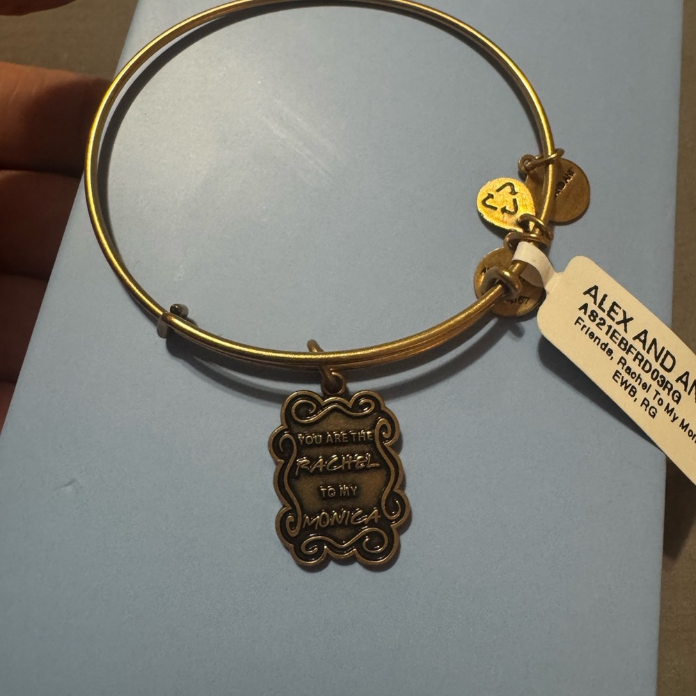 Alex and Ani Friends Bracelet with Charm